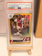 2022-23 topps chrome ucc Steven Bergwijn gold refractory /50, Ophalen of Verzenden