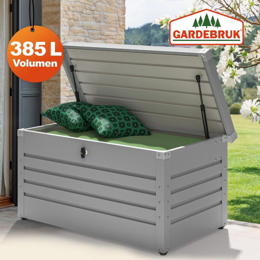 Opbergbox tuinkist tuinkussens metaal 385L GRATIS BEZORGD!, Verzenden, P. Venemakade 163c, 9605 PN Kiel-Windeweer, Nieuw, HODO Handelsonderneming