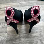 Manfield pump maat 38 - Pink Ribbon, Zwart, Ophalen of Verzenden, Zo goed als nieuw, Schoenen met hoge hakken