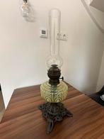 Olielamp matador brenner van uranium glas, Antiek en Kunst, Antiek | Lampen, Ophalen of Verzenden