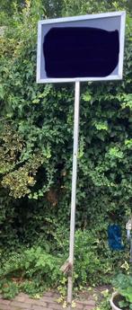 Makelaarsbord, alluminium, voor in de tuin., Ophalen, Zo goed als nieuw, Reclamebord