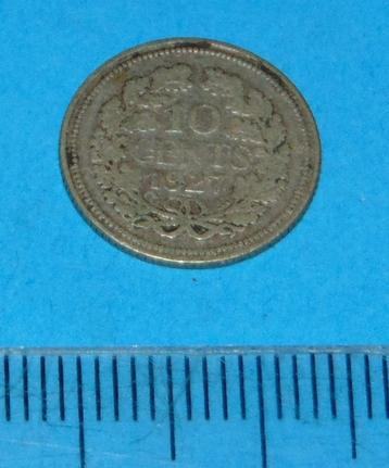 Nederland - dubbeltje 1927 - zilver beschikbaar voor biedingen