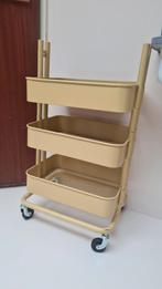 IKEA keukentrolley - mooi geel, Huis en Inrichting, Keuken | Keukenelementen, Ophalen, Zo goed als nieuw, 25 tot 50 cm