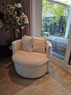 Goossens Teddy Fauteuil - Wit, Huis en Inrichting, Fauteuils, Ophalen, Gebruikt, 75 tot 100 cm, 75 tot 100 cm