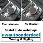 Navigatie knop Trim Rood Geschikt voor Audi A3 S3 Rs3 8V MMI, Ophalen of Verzenden