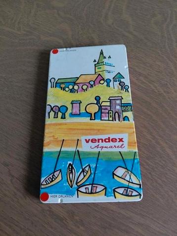 VINTAGE JAREN 60 -- KLEURDOOS AQUAREL VAN VENDEX beschikbaar voor biedingen