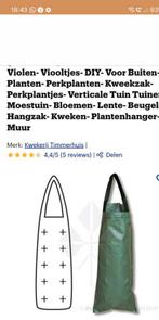 3 stuks Aardbeienzak, plantenzak, schuttingzak, kweekzak.., Ophalen of Verzenden, Voorjaar, Volle zon, Zaad