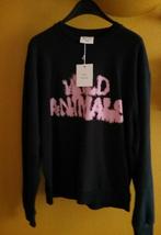 Wild Animals Sweater black Logo Butterfly maat M (oversized), Maat 38/40 (M), Zwart, Nieuw, Wild Animals