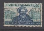 A191 Italie oud 1951 gestempeld nr 852 herdenking Verdi, Ophalen of Verzenden, Gestempeld