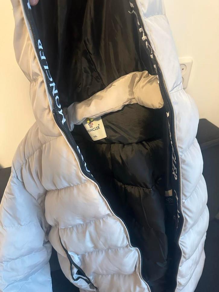 Moncler Winterjas - Rits Defect, Kleding | Heren, Jassen | Zomer, Gedragen, Overige maten, Beige, Ophalen of Verzenden
