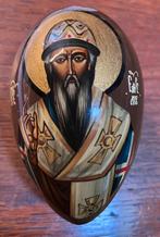 Beschilderd Russisch ei hout, Ophalen