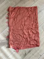Koraalroze pashmina sjaal, Ophalen, Gedragen, Maat 46/48 (XL) of groter, Sjaal