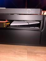 PlayStation 5 Slim Digital + 2 controllers (ZGAN), Ophalen of Verzenden, Zo goed als nieuw, Playstation 5 Digital
