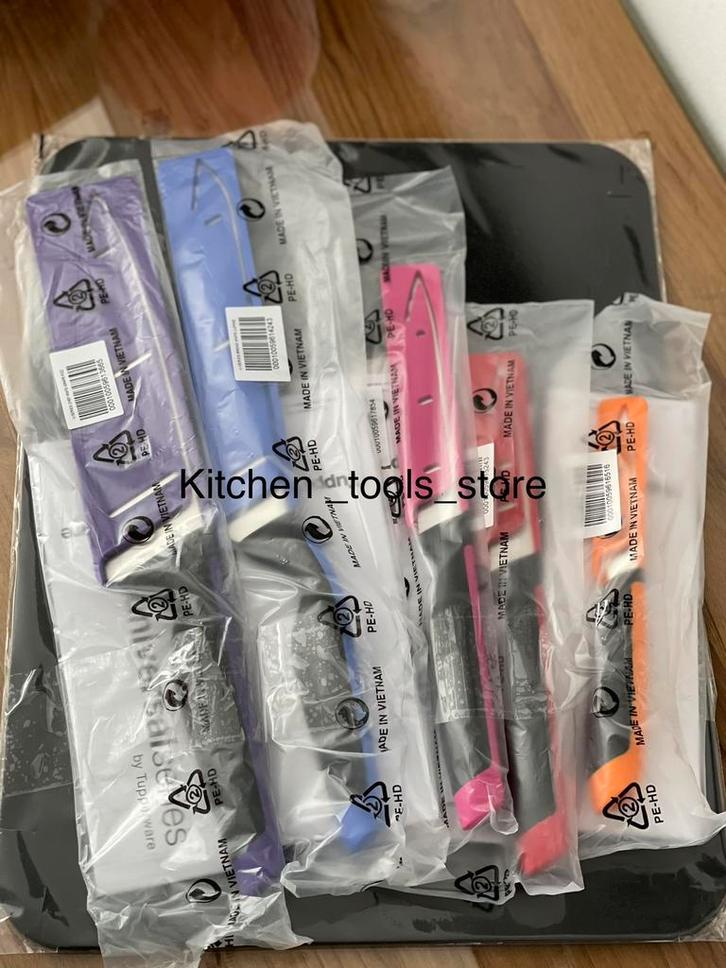 Tupperware complete messenset + snijplank + gratis verzenden, Huis en Inrichting, Keuken | Tupperware, Nieuw, Overige typen, Ophalen of Verzenden