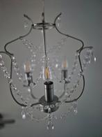 Ikea Kristaller Kroonluchter + LED Lampen, Ophalen, Klassiek, Zo goed als nieuw, Glas