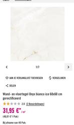 Nieuwe tegels 60x60 - 8m2, Doe-het-zelf en Verbouw, Tegels, Nieuw, Vloertegels, Overige materialen, 60 cm of meer