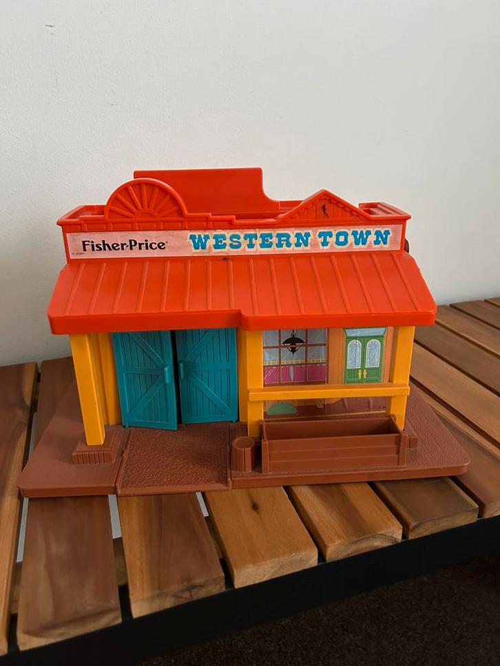 Universele Fisher Price Western Town, Kinderen en Baby's, Speelgoed | Fisher-Price, Zo goed als nieuw, Speelset, Ophalen of Verzenden