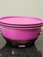 Tupperware micro gourmet, magnetronschaal, Ophalen of Verzenden, Zo goed als nieuw, Paars, Schaal
