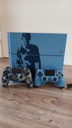 Uncharted PS4 Limited Edition + 2 Controllers, Spelcomputers en Games, Spelcomputers | Sony PlayStation 4, Ophalen, Met 2 controllers