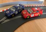 Scalextric Subaru Impreza WRC set zeldzaam!, Overige merken, Racebaan, Ophalen of Verzenden, Zo goed als nieuw
