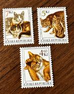 Tsjechië 1999 - Katten postzegels, Ophalen of Verzenden, Postfris