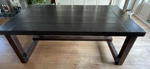 Robuust grenen eettafel (kasteeltafel), Huis en Inrichting, Tafels | Eettafels, Gebruikt, 50 tot 100 cm, 150 tot 200 cm, Vijf personen of meer