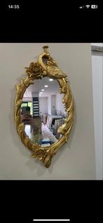 Gouden Pauw Spiegel, Huis en Inrichting, Woonaccessoires | Spiegels, Minder dan 50 cm, Nieuw, Ophalen of Verzenden, Minder dan 100 cm
