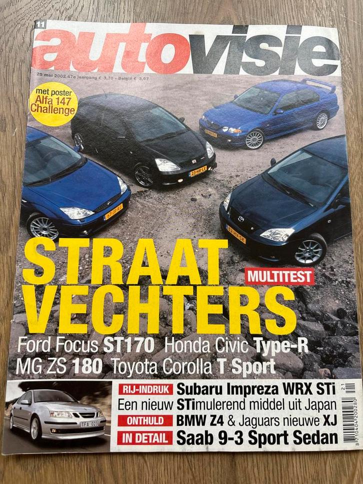 Autovisie 25 mei 2002 - Straatvechters Multitest, Boeken, Auto's | Boeken, Gelezen, Algemeen, Ophalen of Verzenden