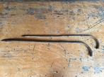 C778 Een hele oude originele houten wandelstok, Diversen, Wandelstokken, Ophalen of Verzenden