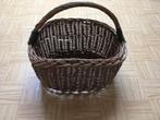 Rieten mand, Huis en Inrichting, Woonaccessoires | Schalen en Manden, Ophalen, Gebruikt, Rechthoekig, Riet