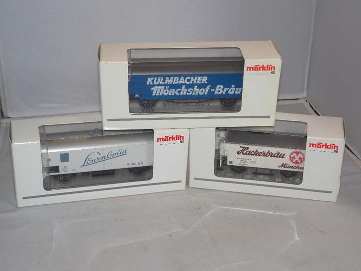 2x Marklin bierwagon 46202/48301 nieuw in ovp (#801), Hobby en Vrije tijd, Modeltreinen | H0, Nieuw, Wagon, Wisselstroom, Märklin