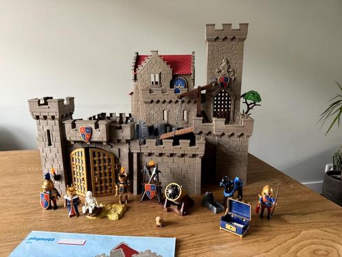 Playmobil 6000 Koningskasteel van de leeuwenridders, Kinderen en Baby's, Speelgoed | Playmobil, Gebruikt, Complete set, Ophalen of Verzenden