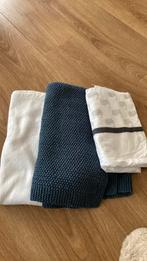Wieg deken- kinderwagendeken met laken, Jongetje of Meisje, Wit, Ophalen of Verzenden, Deken of Dekbed