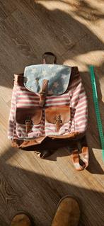 Rugzak Canvas vintage print Kunstleer USA Print, Ophalen of Verzenden, Overige merken, 30 tot 45 cm