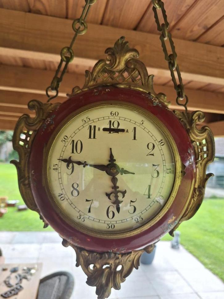 Zeer mooie dubbele antieke bakkerklok, Antiek en Kunst, Antiek | Klokken, Ophalen