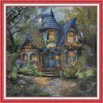 # Borduurpatroon; Blue house #, Verzenden, Nieuw, Handborduren, Patroon