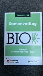 Samenvatting biologie vmbo tl/gl 2021/2022, Biologie, Ophalen of Verzenden, Zo goed als nieuw, VMBO