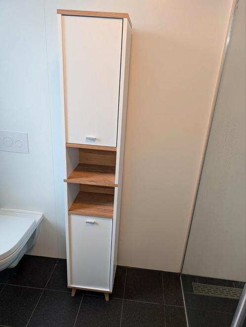 Lidl Lavarno badkamerkast, Huis en Inrichting, Badkamer | Badkamermeubels, Zo goed als nieuw, (Half)hoge kast, 25 tot 50 cm, Ophalen