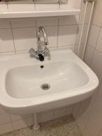 Wastafel + grohe kraan, Ophalen, 50 tot 100 cm, Zo goed als nieuw, Minder dan 100 cm