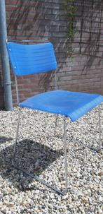 Draadstoel Italiaans design tuinstoel  draadstaalstoel, Vijf, Zes of meer stoelen, Blauw, Metaal, Ophalen of Verzenden