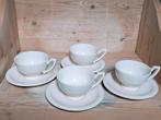 4 Royal Creamware Recamier kop en schotels, Huis en Inrichting, Gebruikt, Ophalen of Verzenden, Effen, Kop(pen) en/of Schotel(s)
