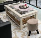 Riviera maison tafel oplnapper, Ophalen, Zo goed als nieuw, Hout