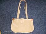 suede leren damestas, Ophalen of Verzenden, Nieuw, Bruin, Handtas