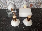 4 delige wc / badkamer assesoires, Ophalen of Verzenden, Gebruikt, Overige typen