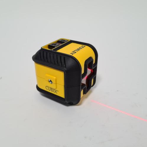 Stanley Cubix Kruislijnlaser | Rood, Doe-het-zelf en Verbouw, Tekentafels, Gebruikt, Ophalen of Verzenden