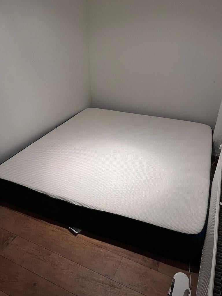 King Size Matras - 203x193 cm, Ophalen, Tweepersoons, Zo goed als nieuw, Overige maten