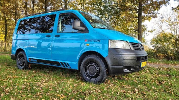 VW T5 Camper 4-motion 4x4  2.5TDI 131PK 2005, Caravans en Kamperen, Campers, Bedrijf, tot en met 2, Buscamper of Camperbus, Volkswagen
