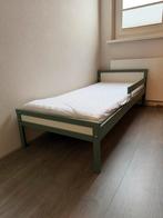 Te koop Ikea peuterbed incl. matras ,als nw, nooit gebruikt., Zo goed als nieuw, Groen, Hout, Eenpersoons