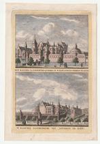 Veere Kasteel Zandenburg ingekleurde gravure 1793, Verzenden