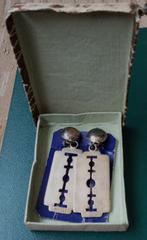 Oorbellen met clips van puur Jogja-zilver, gehalte 838, Nieuw, Ophalen of Verzenden, Knopjes of Stekers, Zilver